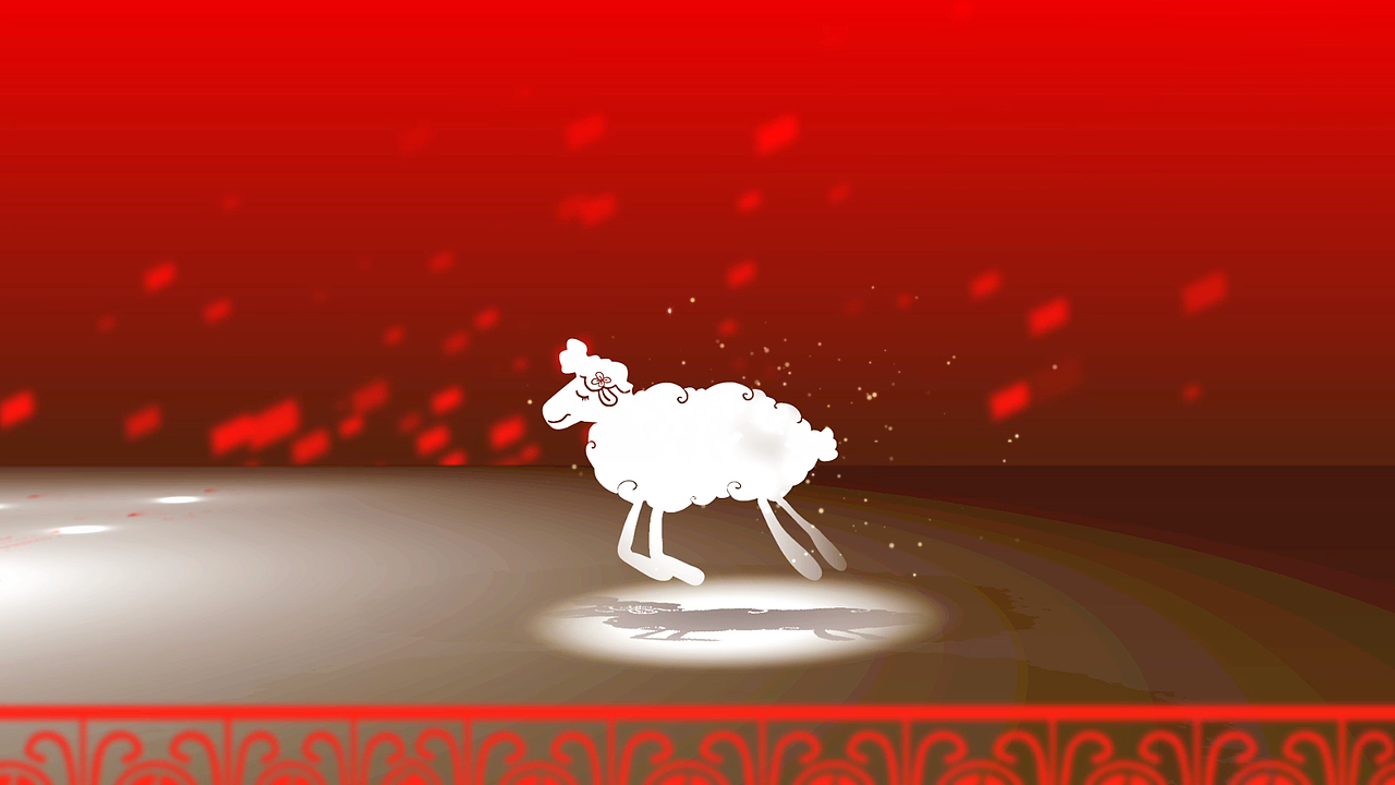 羊年拜年动画视频（图ZOTY2MjgyNDg=） - 影视后期 - 站酷设计师杨小羊AI原创素材 - 站酷ZCOOL