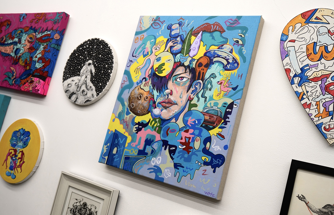 天马行空（图ZMjY3NjE1MTg0） - 绘画 - 站酷设计师吴红真同學原创素材 - 站酷ZCOOL