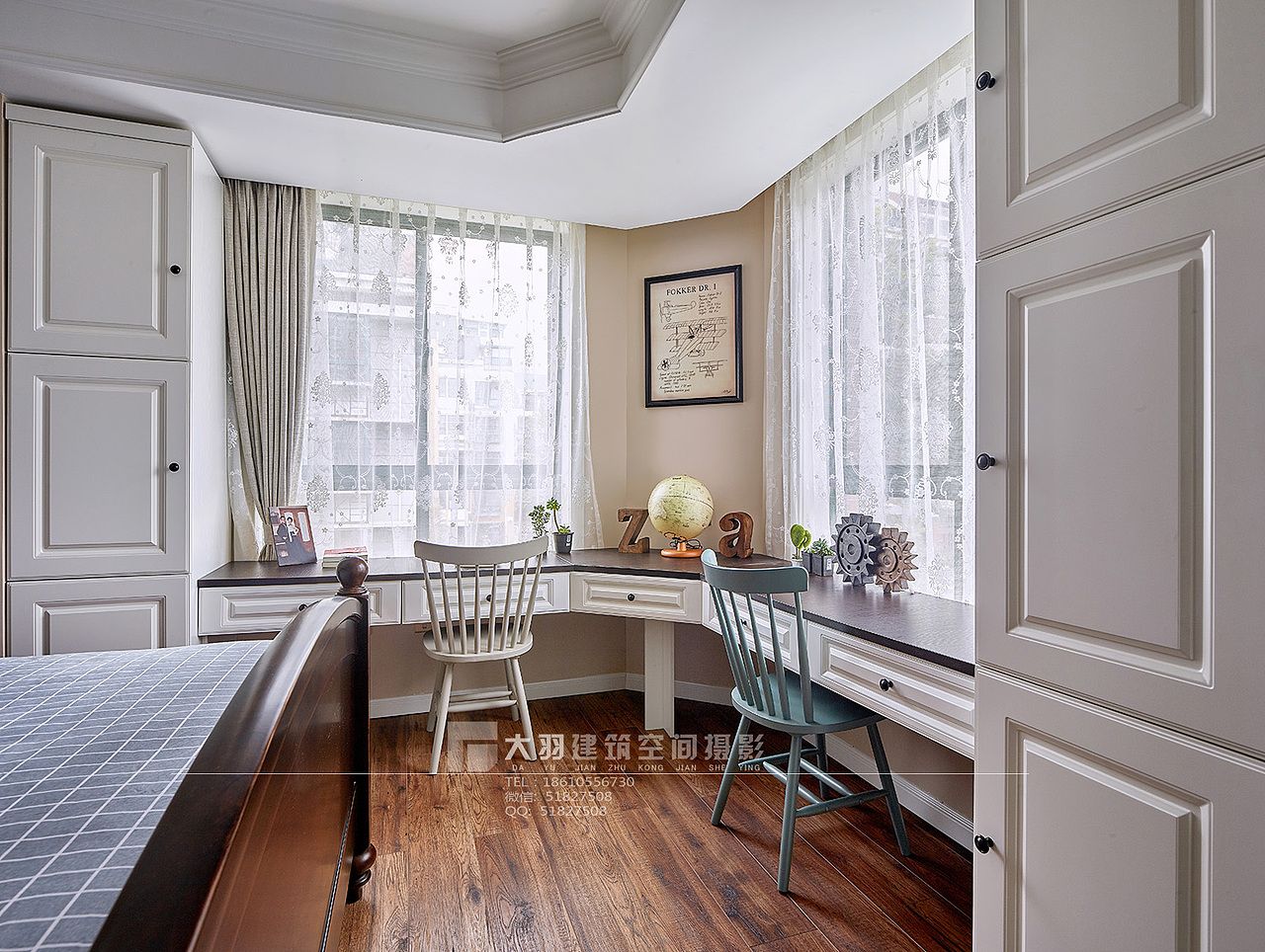 复古美式家居设计实景拍摄（图ZMjAwOTUzODQw） - 环境/建筑摄影 - 站酷设计师北京大羽空间摄影原创素材 - 站酷ZCOOL