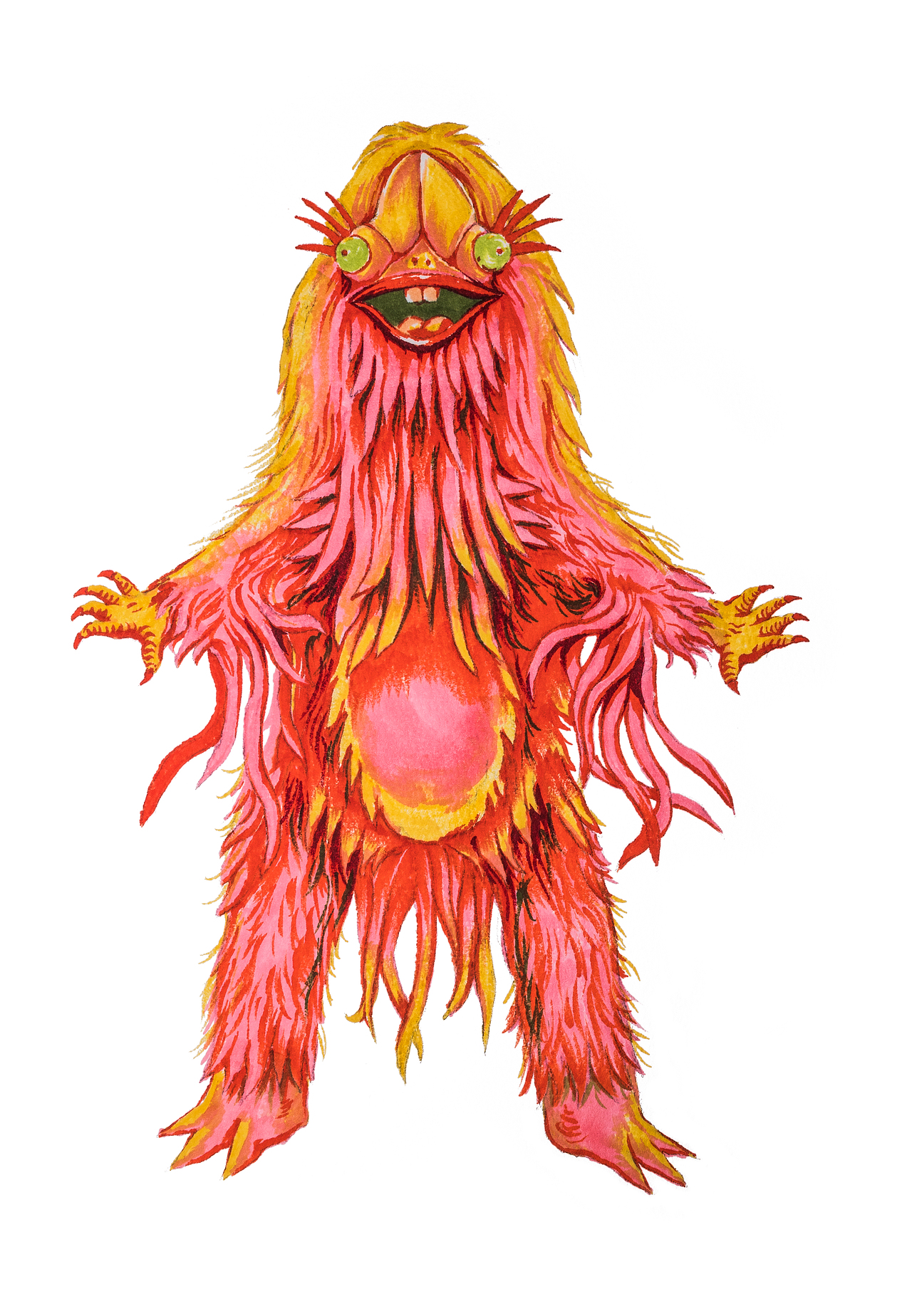 怪兽侵略计划昭和画报风格怪兽