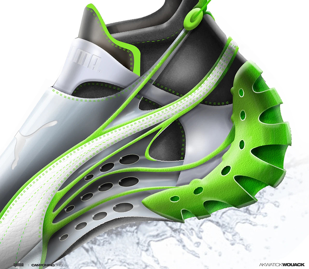 puma溯溪鞋设计稿|服装|鞋履设计|鞋狗hugo_原创作品-站酷zcool