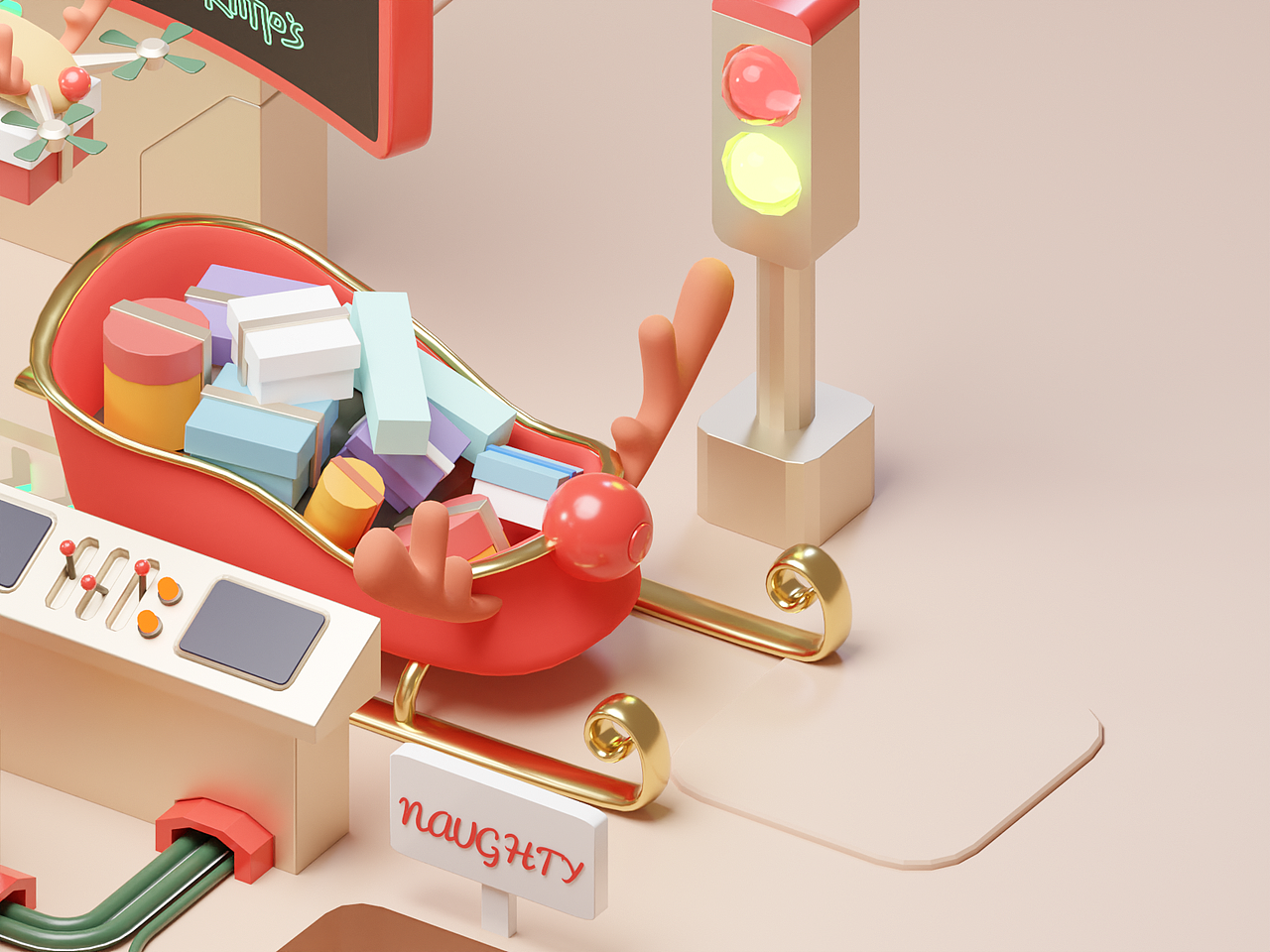 Blender05-ToysFactory圣诞主题