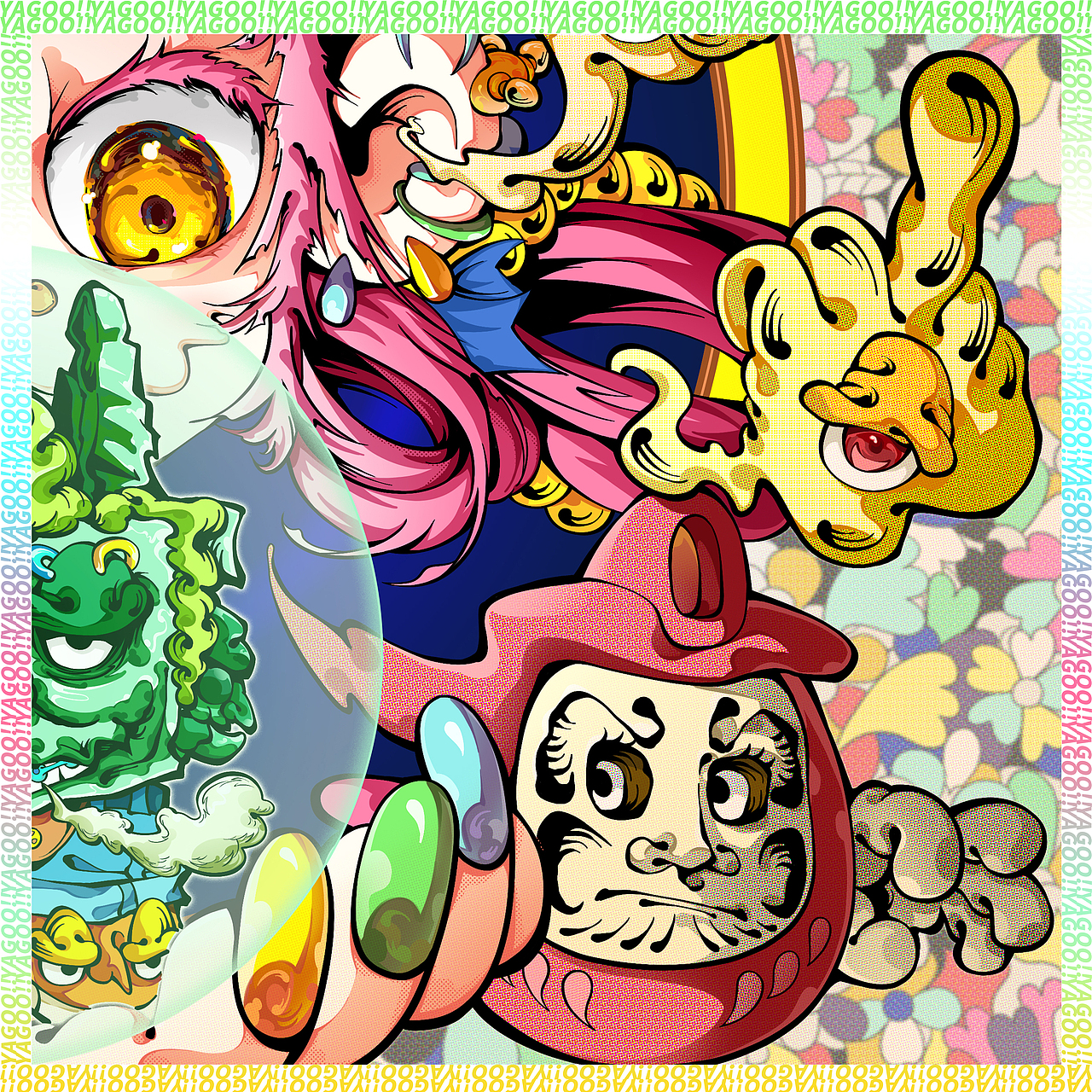 原创插画/YAGOO！！（图ZMzM4NjU4MDM2） - 新锐潮流插画 - 站酷设计师GPoPuna吉波普娜原创素材 - 站酷ZCOOL