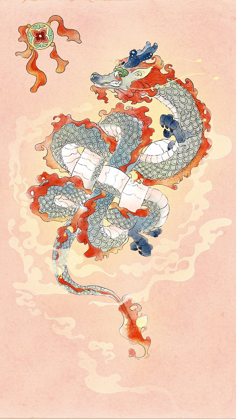 龙龙中国结（图ZMzYyNDk1MjY0） - 商业插画 - 站酷设计师CREATIONrui原创素材 - 站酷ZCOOL