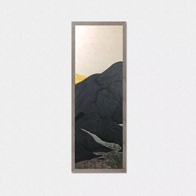 重山——木刻画（图ZMTEyODcwNTY0） - 绘画 - 站酷设计师東方dongfang原创素材 - 站酷ZCOOL