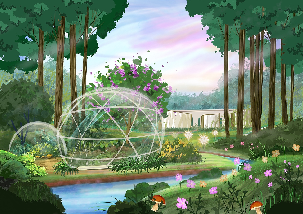 插画小场景（图ZMTcwOTM1OTEy） - 商业空间设计 - 站酷设计师氵少女原创素材 - 站酷ZCOOL