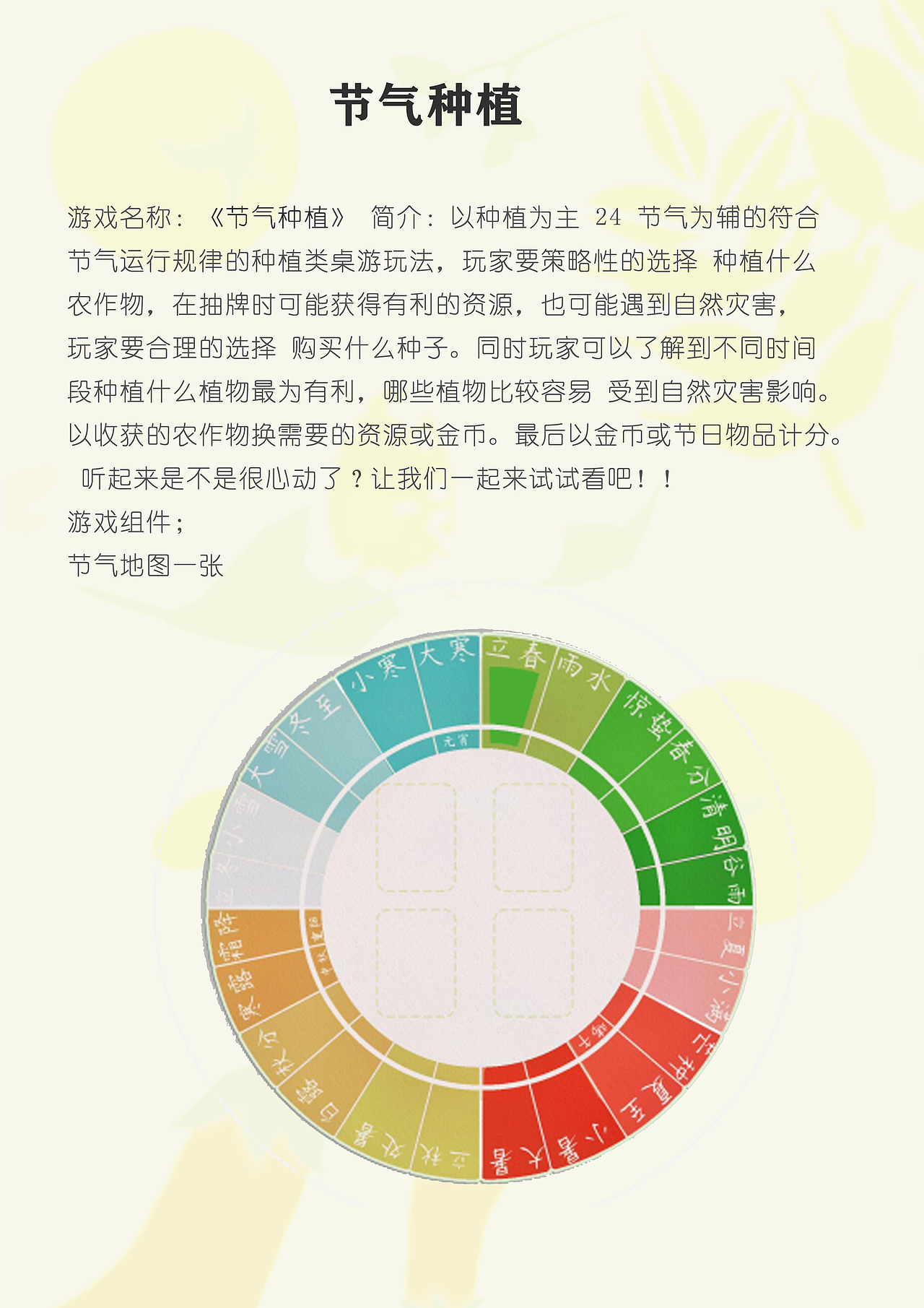《节气种植》桌游文创设计（图ZMjU2MjA0MDky） - 生活用品 - 站酷设计师叫我山大王原创素材 - 站酷ZCOOL