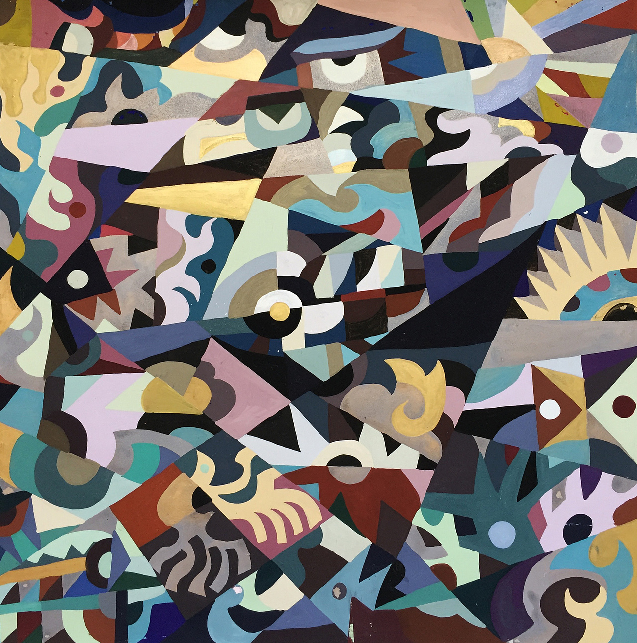 装饰绘画丙烯作品