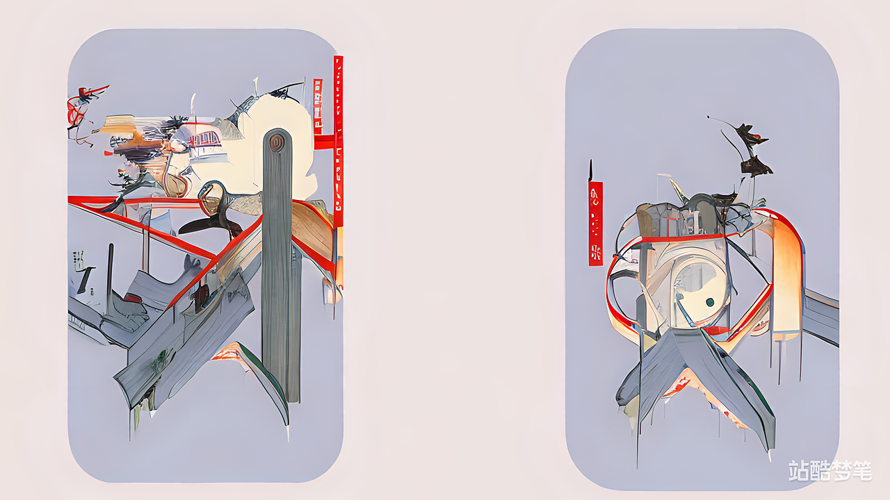 #站酷梦笔#机械迷城,插画,电影打光,虚幻引擎,动漫风,