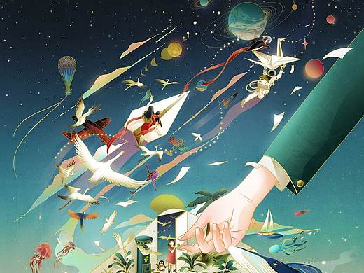 腾讯QQ×中国邮政 #时光邮局# Daydreaming