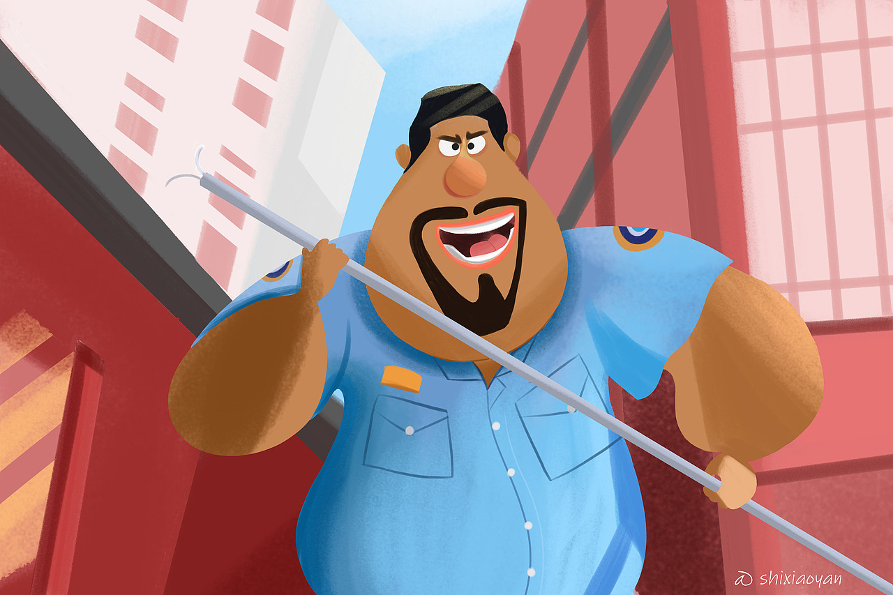 画电影——憨憨警察（图ZMjY4MTQzODI0） - 创作习作 - 站酷设计师诗小颜原创素材 - 站酷ZCOOL