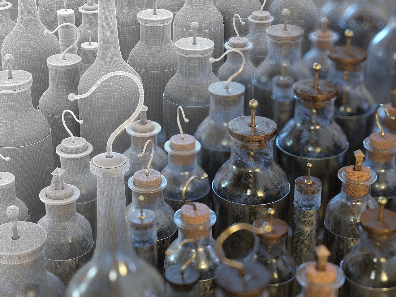 0510 Glass bottle.（图ZMjA4NDE1NjI4） - 场景 - 站酷设计师小晕样原创素材 - 站酷ZCOOL