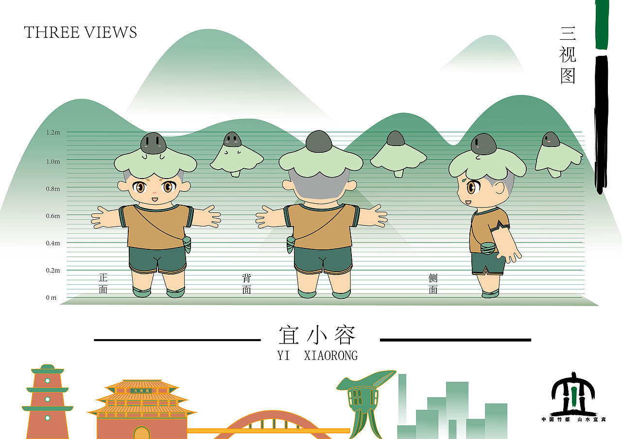 毕业设计\宜宾竹形象设计（图ZMjU5Mjg0NDg4） - IP形象 - 站酷设计师大菠萝先生原创素材 - 站酷ZCOOL