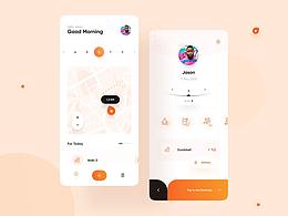 文件管理界面，挺喜欢这组颜色的