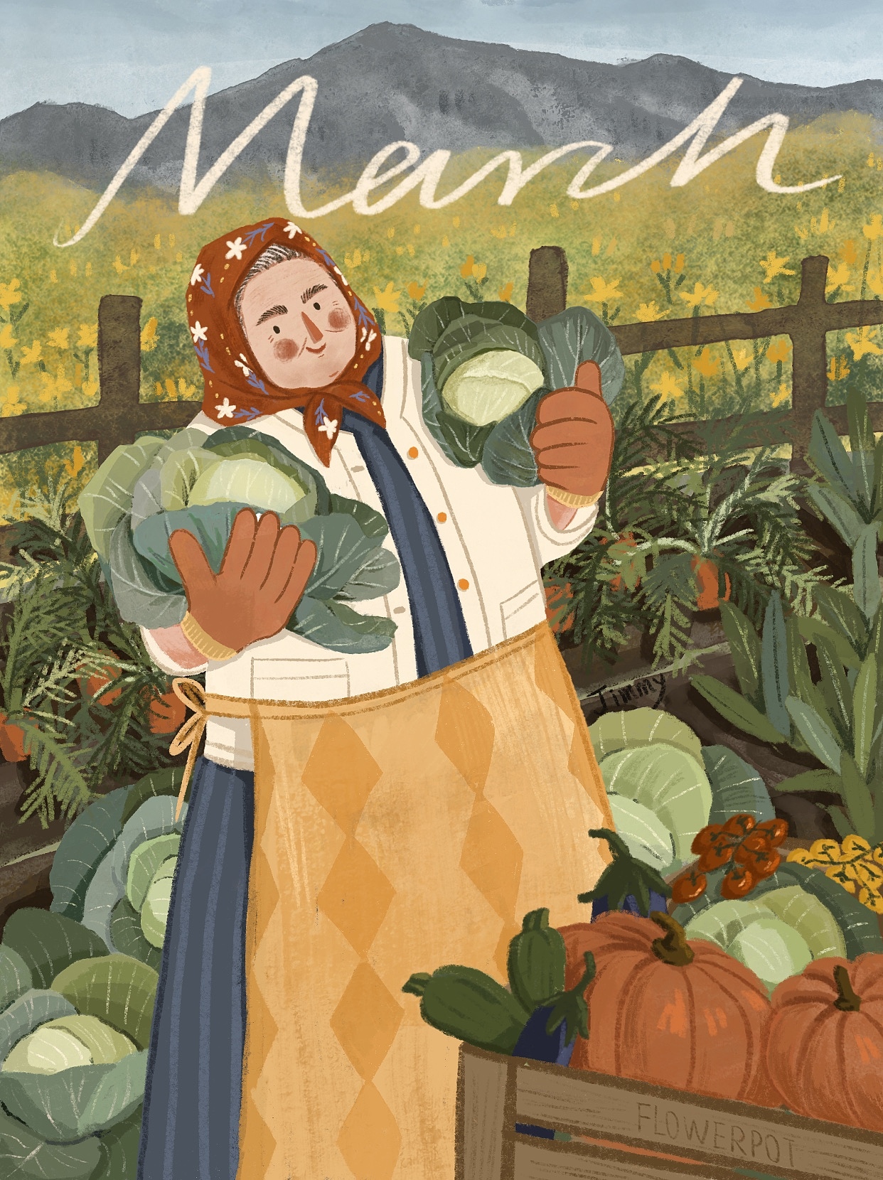 浇花种菜（图ZMjkxODM3NzY4） - 创作习作 - 站酷设计师几米的郭原创素材 - 站酷ZCOOL