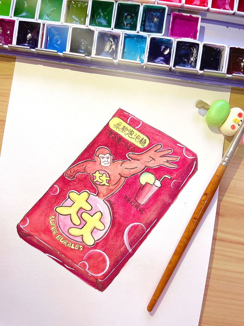 【鋼筆淡彩】大灣區(qū)8090懷舊童年零食（圖ZMzM2MTc2MDY4） - 商業(yè)插畫 - 站酷設(shè)計(jì)師六個(gè)橙原創(chuàng)素材 - 站酷ZCOOL