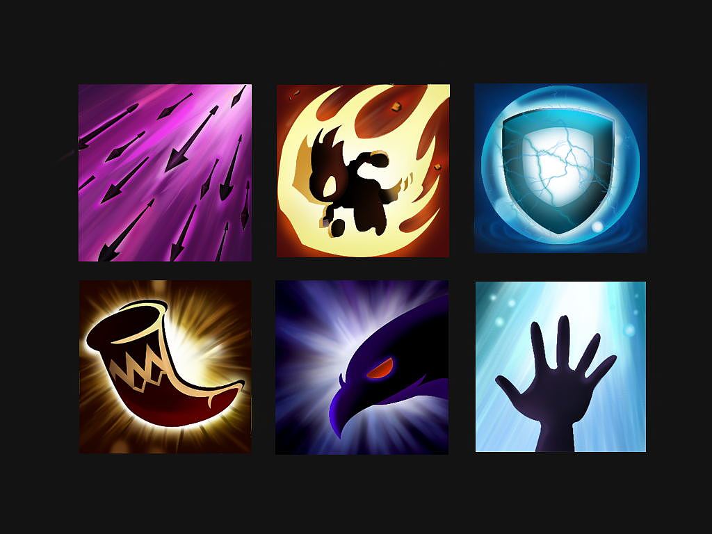 "无止夜"手游主界面及icon