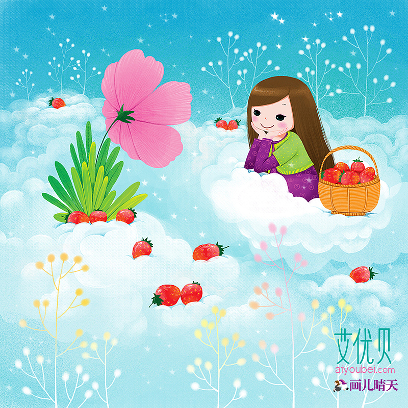 画儿晴天艾优贝唯美插画系列（图ZMTgxNzU3OTY=） - 商业插画 - 站酷设计师画儿晴天原创素材 - 站酷ZCOOL