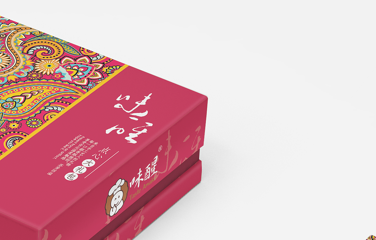 红色味醒日式风格点心大礼包
