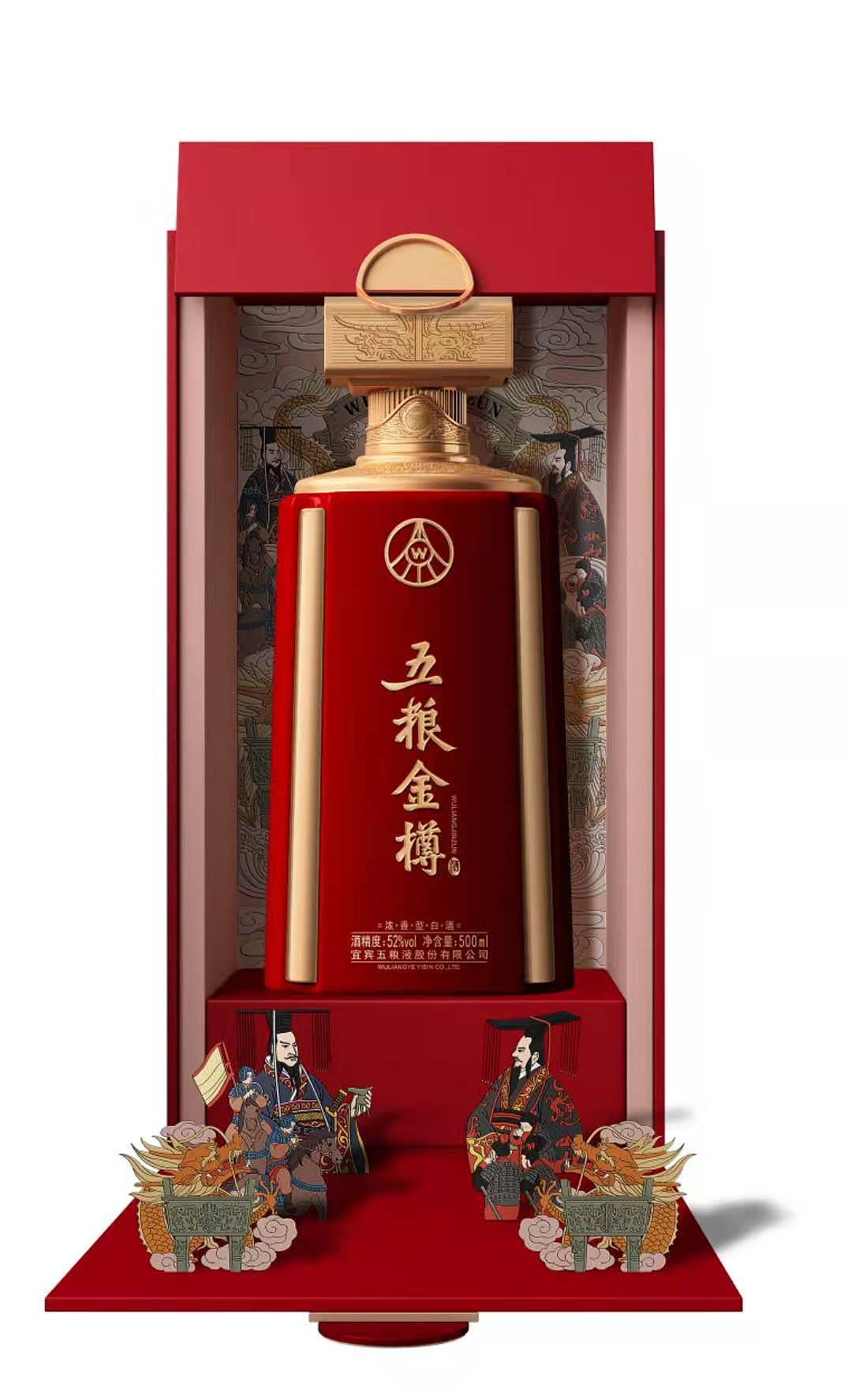 五粮金樽酒包装设计|平面|包装|醉酒仙 - 原创作品 - 站酷 (zcool)