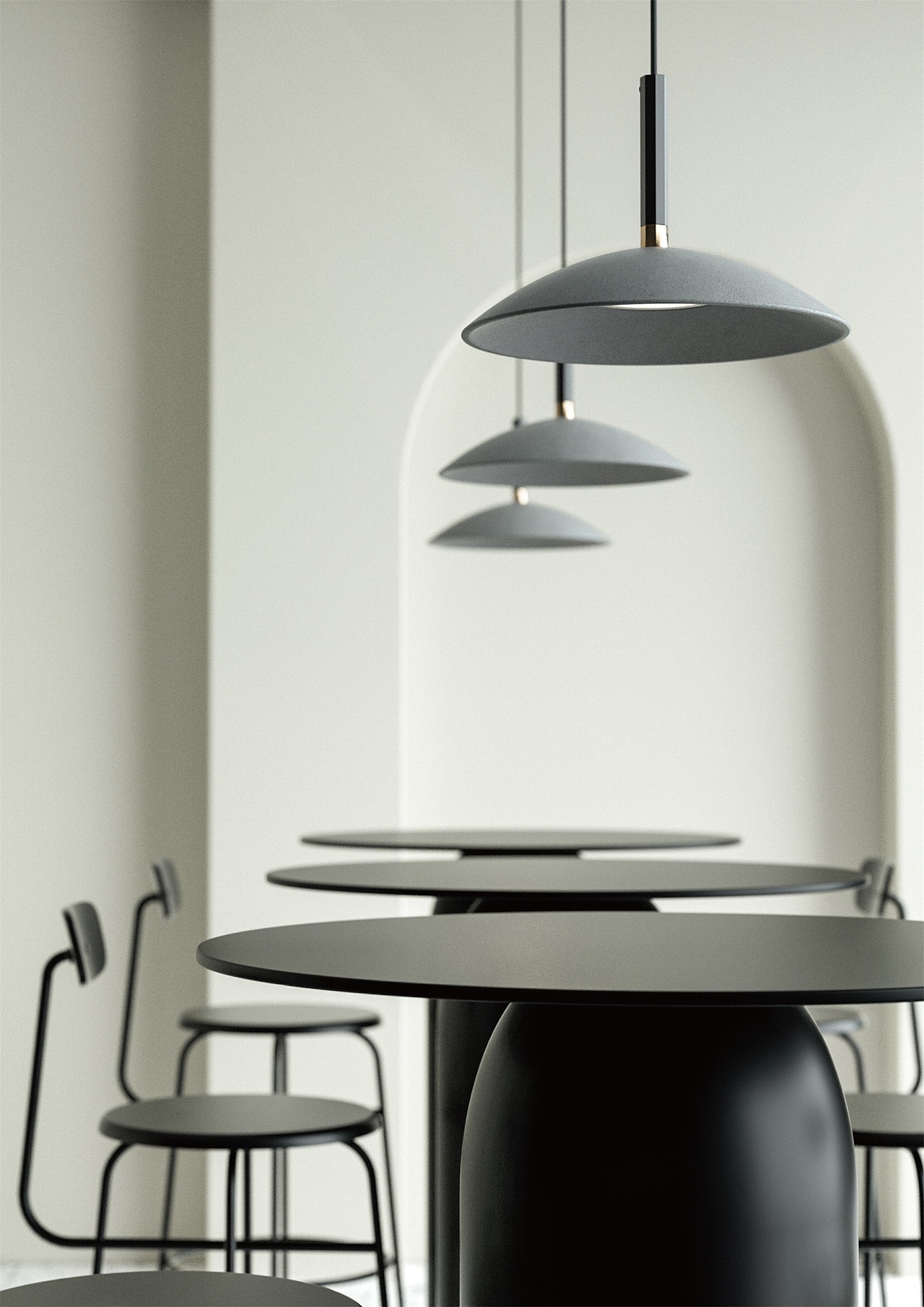 线与面的构成，直与曲交叠后在生活中投射出生命应该有的样子。