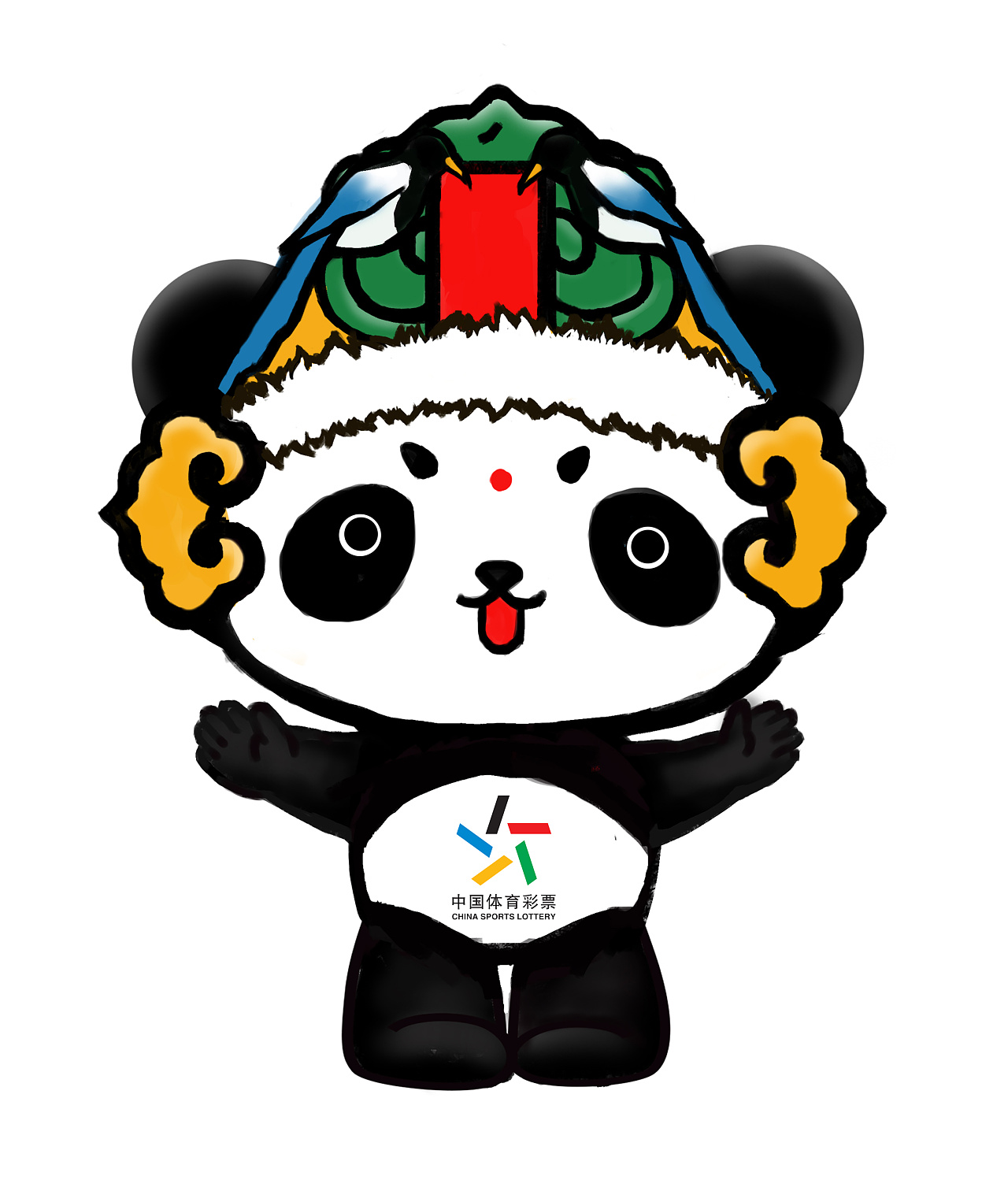 天津#吉祥物中中