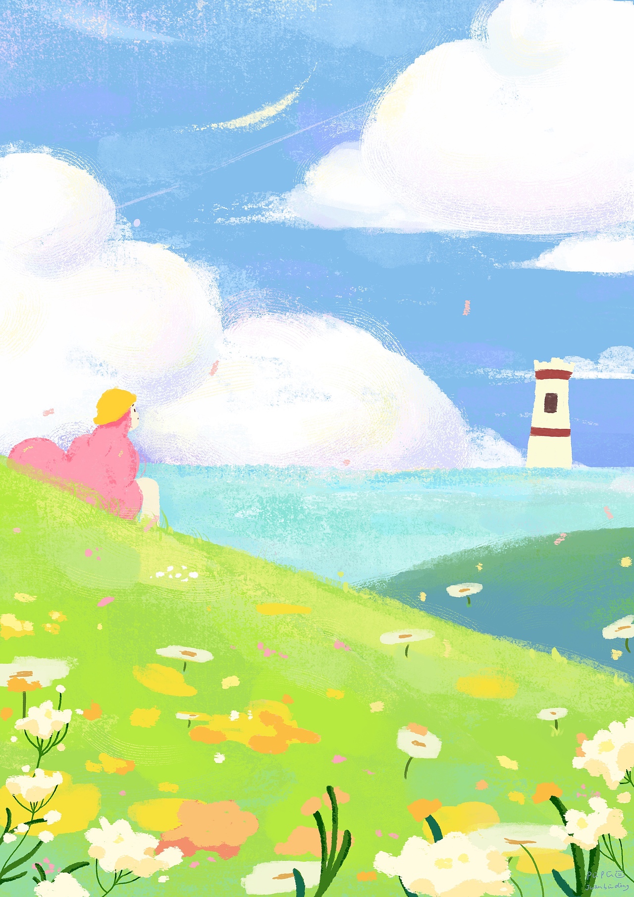 春分快乐～（图ZMjkzNDA2MDYw） - 艺术插画 - 站酷设计师幻肢美少女原创素材 - 站酷ZCOOL