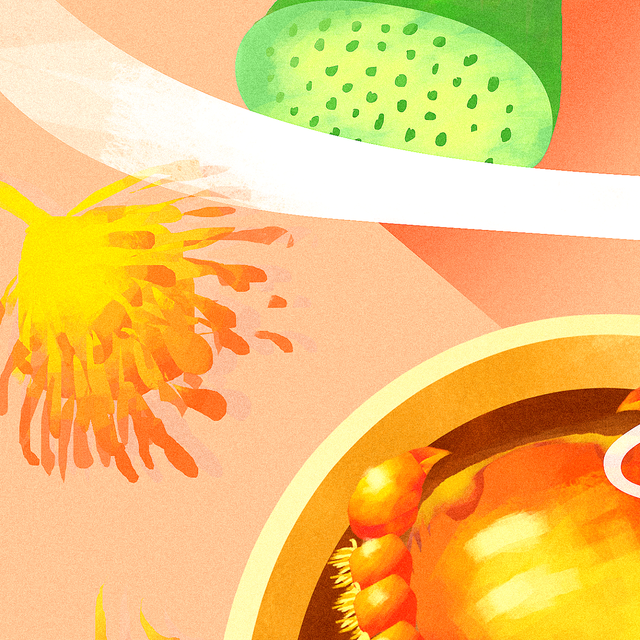 插画练习1-蒸螃蟹