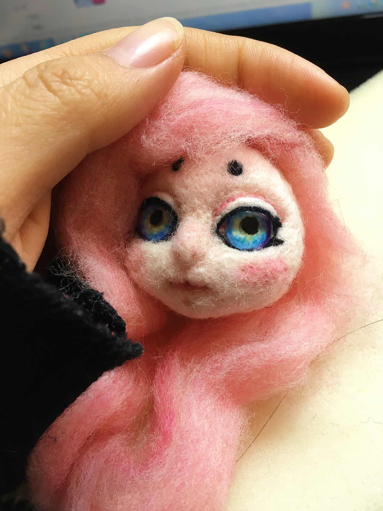 我的第一个毛毡娃 小魔怪 感觉自己像个造物者（图ZNzg2MTQwODg=） - 手办/模玩 - 站酷设计师w鲨_210原创素材 - 站酷ZCOOL