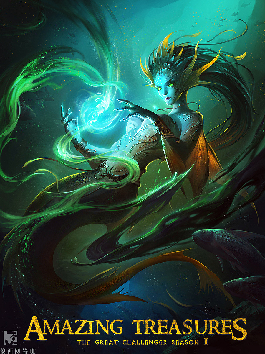 人鱼|插画|商业插画|derek_hui - 原创作品 - 站酷 (zcool)