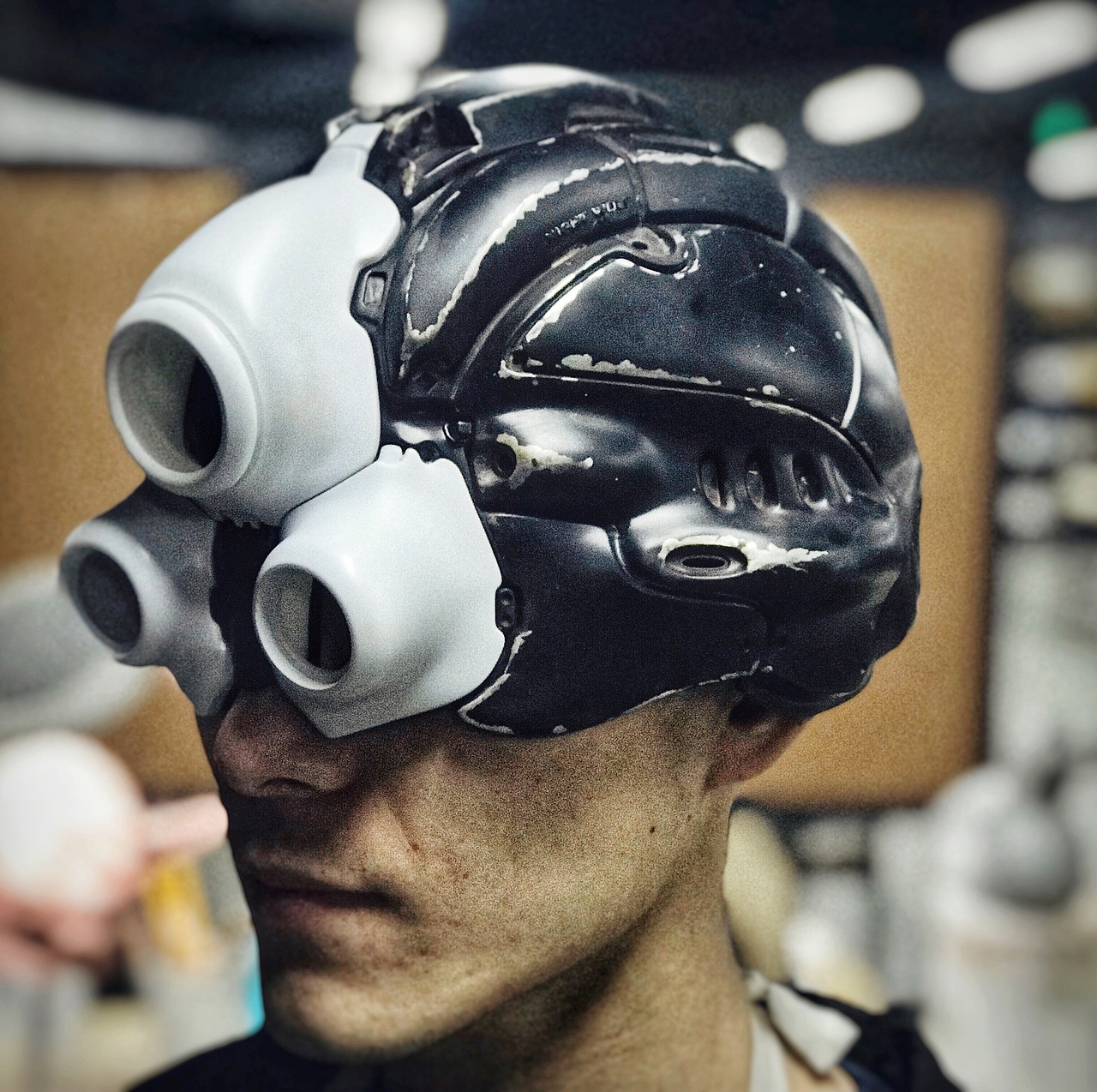 工业级3d打印可穿戴头盔系列no2