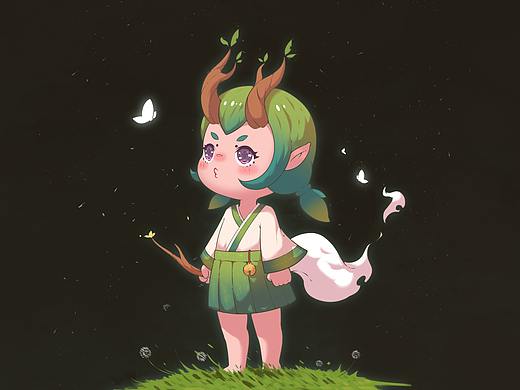 《铃》（个人主页-ZNDcwMDQ0NzI=） - IP形象 - 站酷设计师丿铅笔丨原创素材 - 站酷ZCOOL