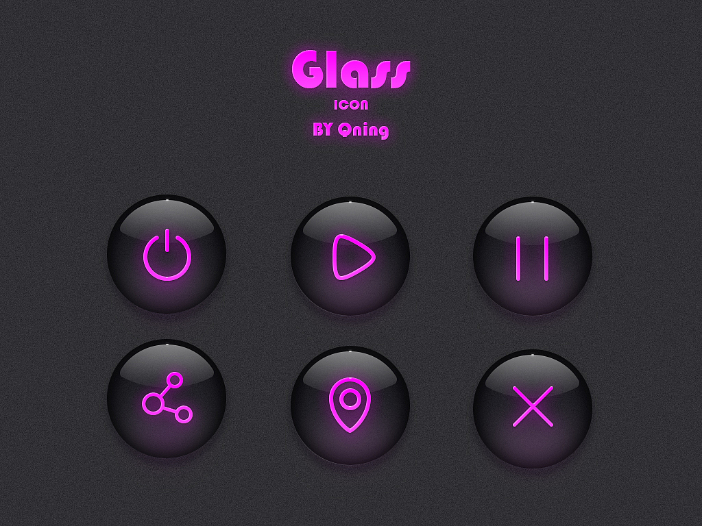 玻璃材质按钮图标（图ZMTM1ODc5NDg0） - 图标 - 站酷设计师RSL丶青柠原创素材 - 站酷ZCOOL