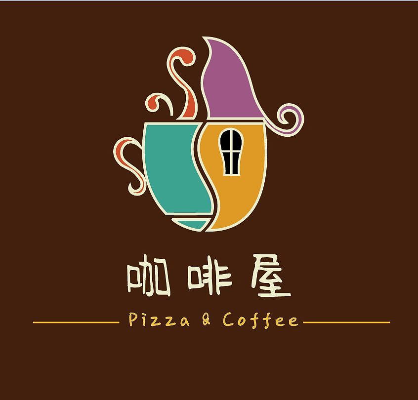 主题咖啡屋标志设计