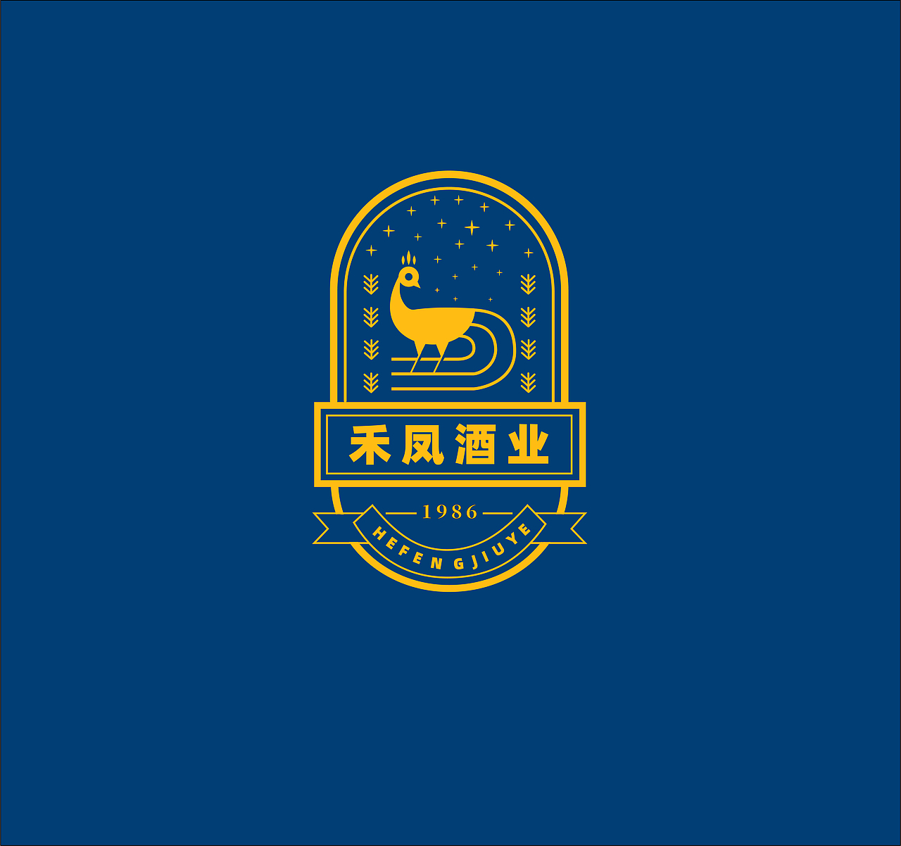 酒类品牌线性LOGO