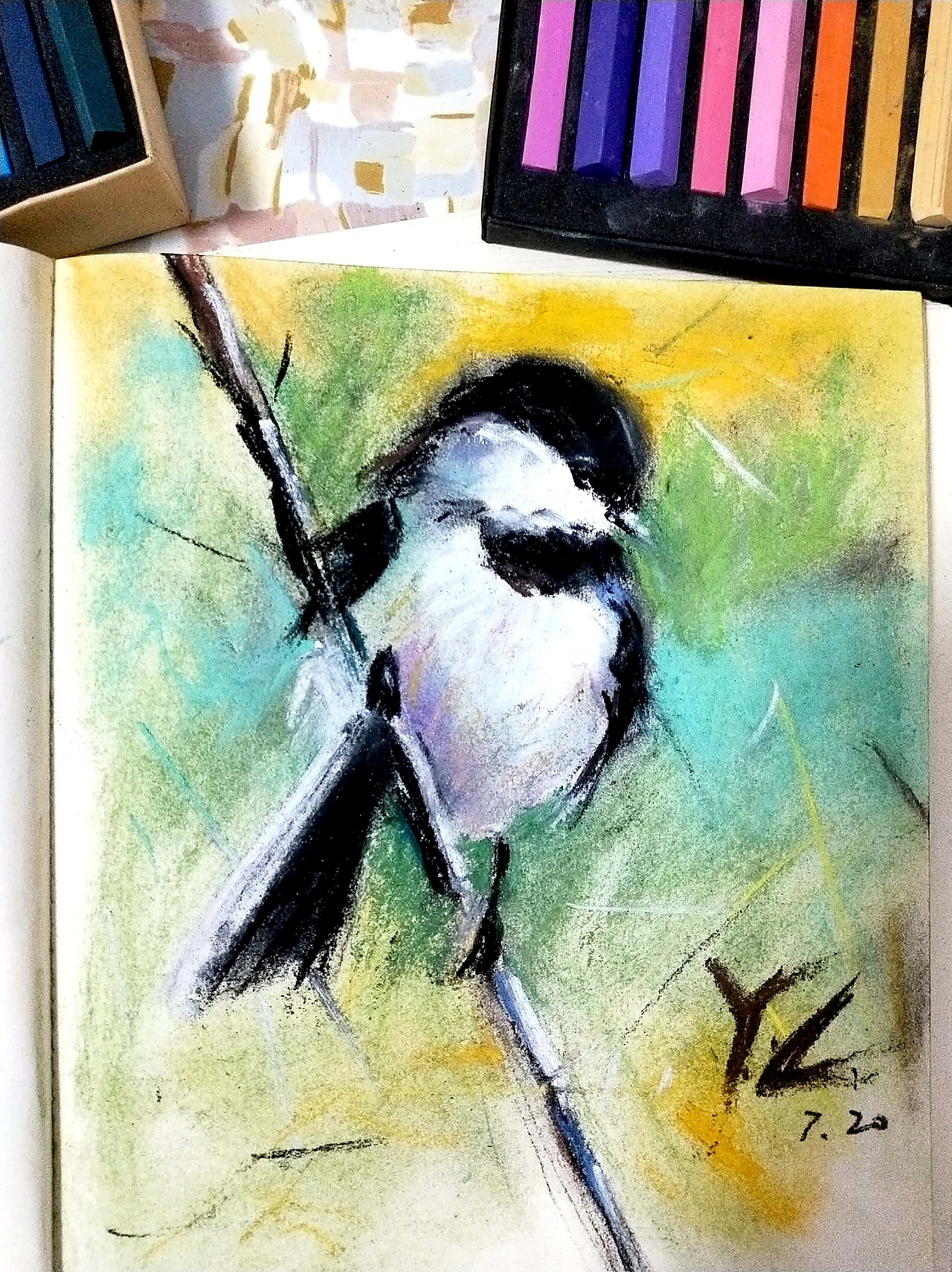 色粉画（图ZMTY4MDc1NjMy） - 绘画 - 站酷设计师SomnusYang原创素材 - 站酷ZCOOL