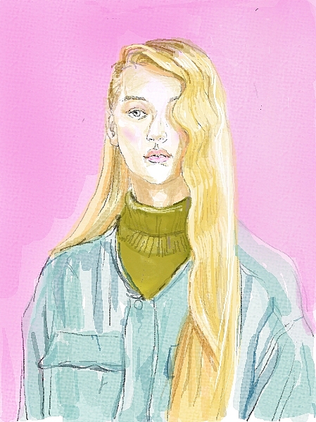 chic girl 随笔涂（图ZNzQ3NTQxMjQ=） - 创作习作 - 站酷设计师图图兔兔涂原创素材 - 站酷ZCOOL