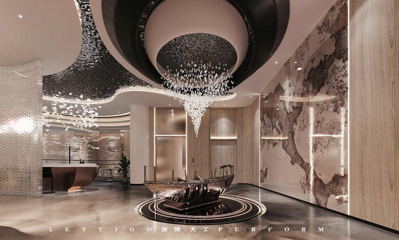 大型工装---办公|入户|大厅|会所|大堂（图ZMzA3MjQ1NTk2） - 建筑/空间 - 站酷设计师DesignerZtt186原创素材 - 站酷ZCOOL