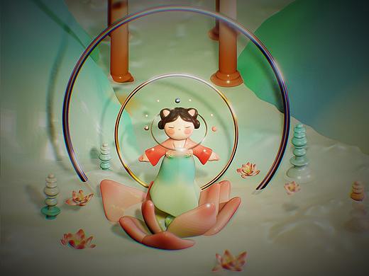 向著光（個人主頁-ZNTE4NTk4MTI=） - 人物/生物 - 站酷設(shè)計師宅喵橙子原創(chuàng)素材 - 站酷ZCOOL