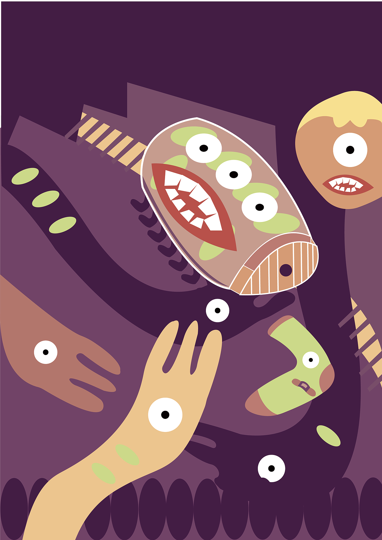 文创作品设计——怪物小世界