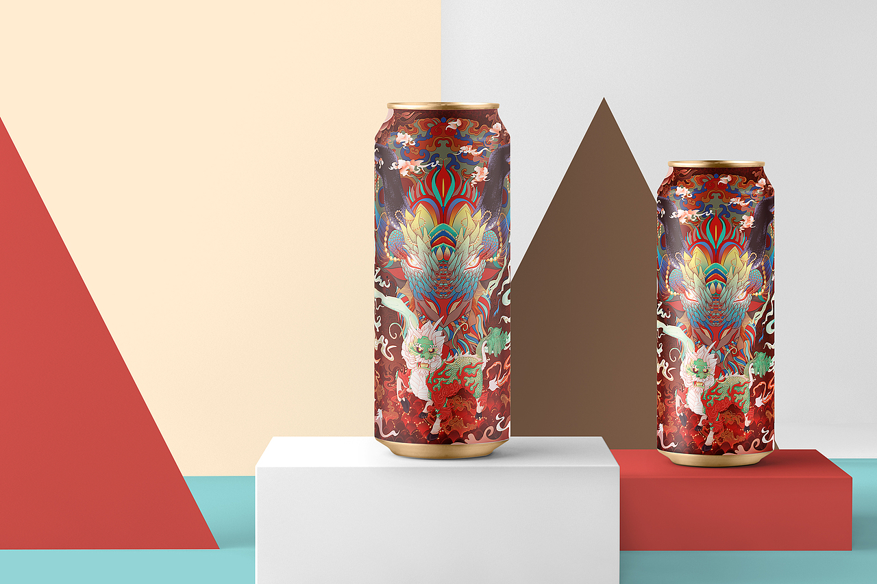 国潮神兽系列插画