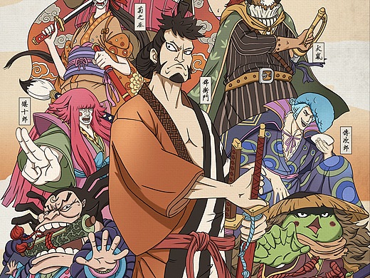 海贼王《赤鞘九侠》