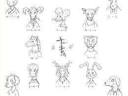 线稿练习1--十二生肖