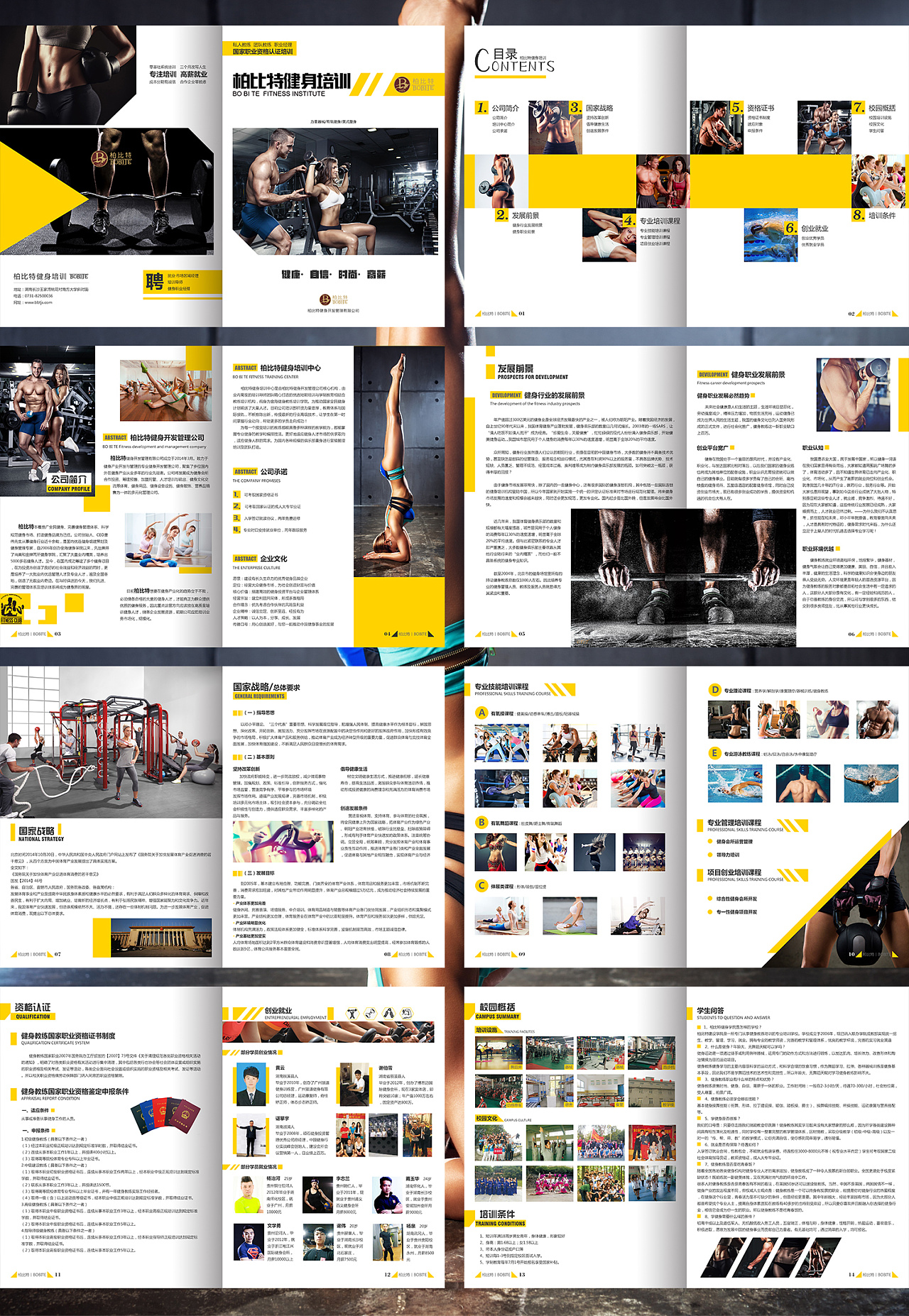 运动健身画册系列2