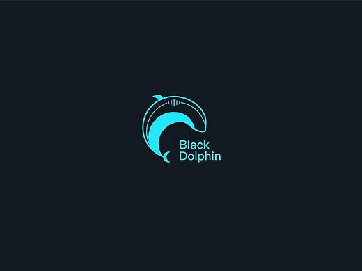logo设计_Black dolphin