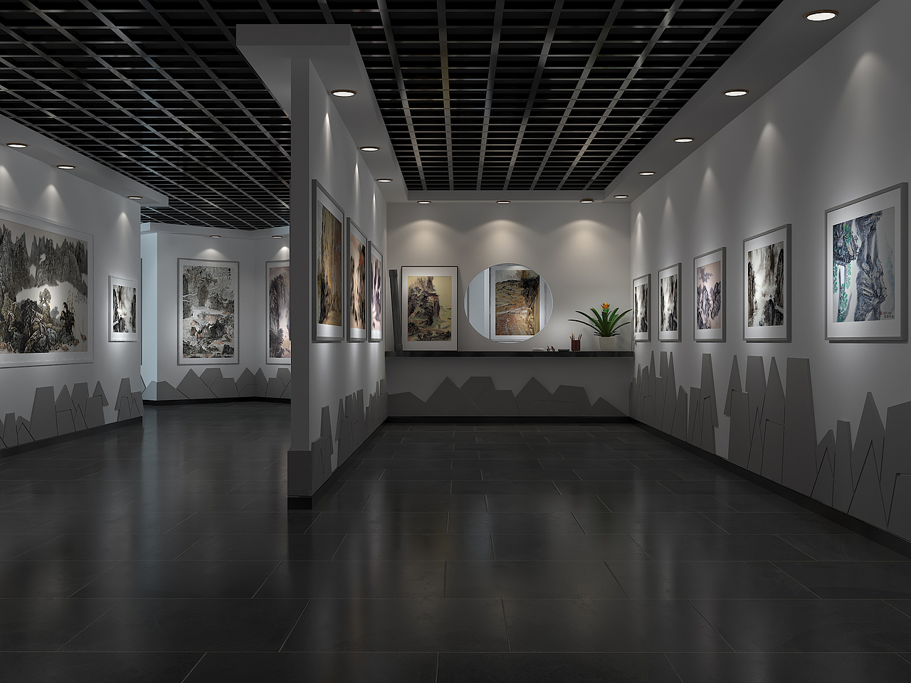 画展（图ZMTg4NDc0NDc2） - 家装设计 - 站酷设计师渔翁v原创素材 - 站酷ZCOOL