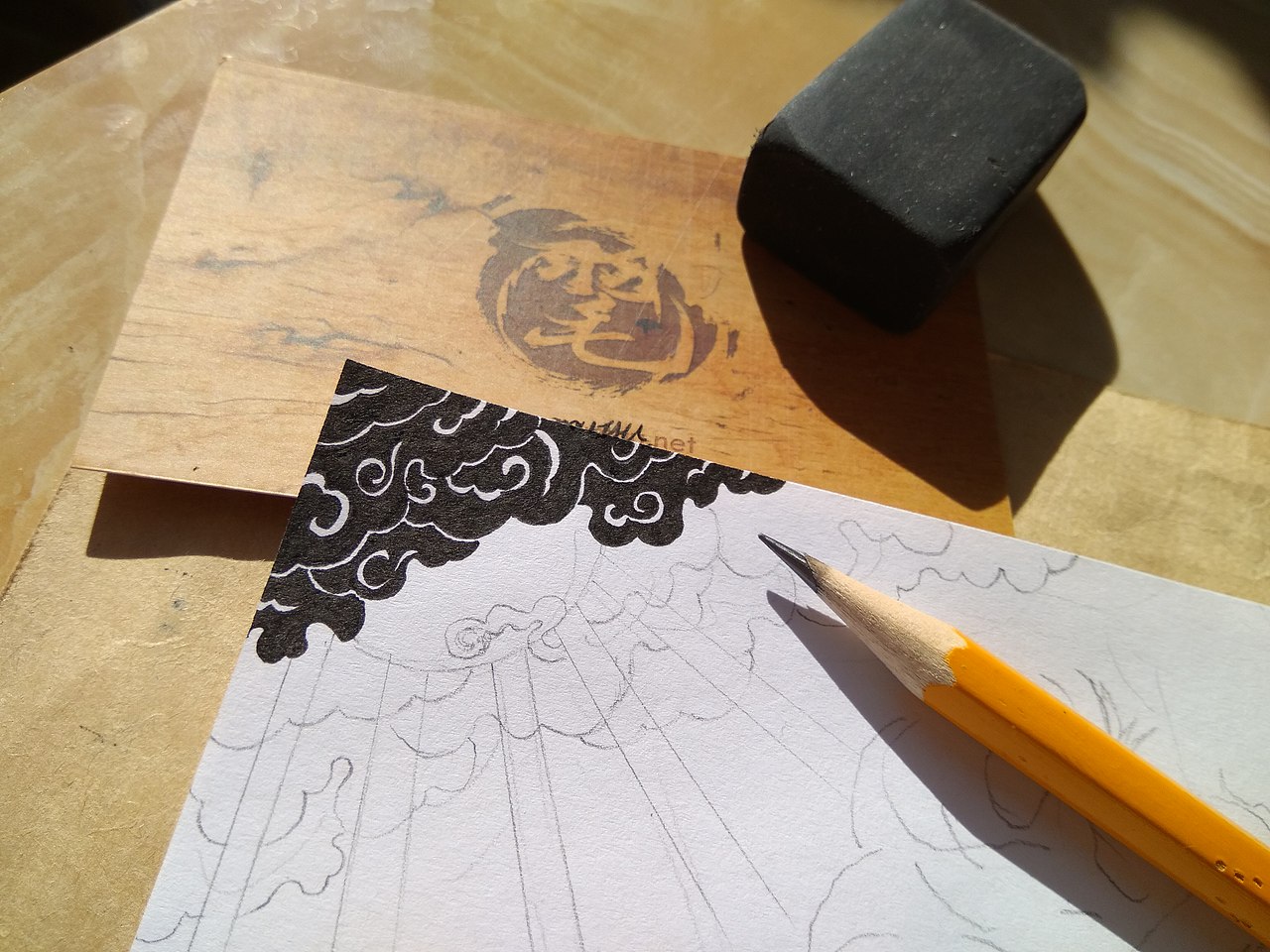 2017.11.20-山海经-鹿蜀（图ZOTc1NzI4OTI=） - 创作习作 - 站酷设计师毣余原创素材 - 站酷ZCOOL