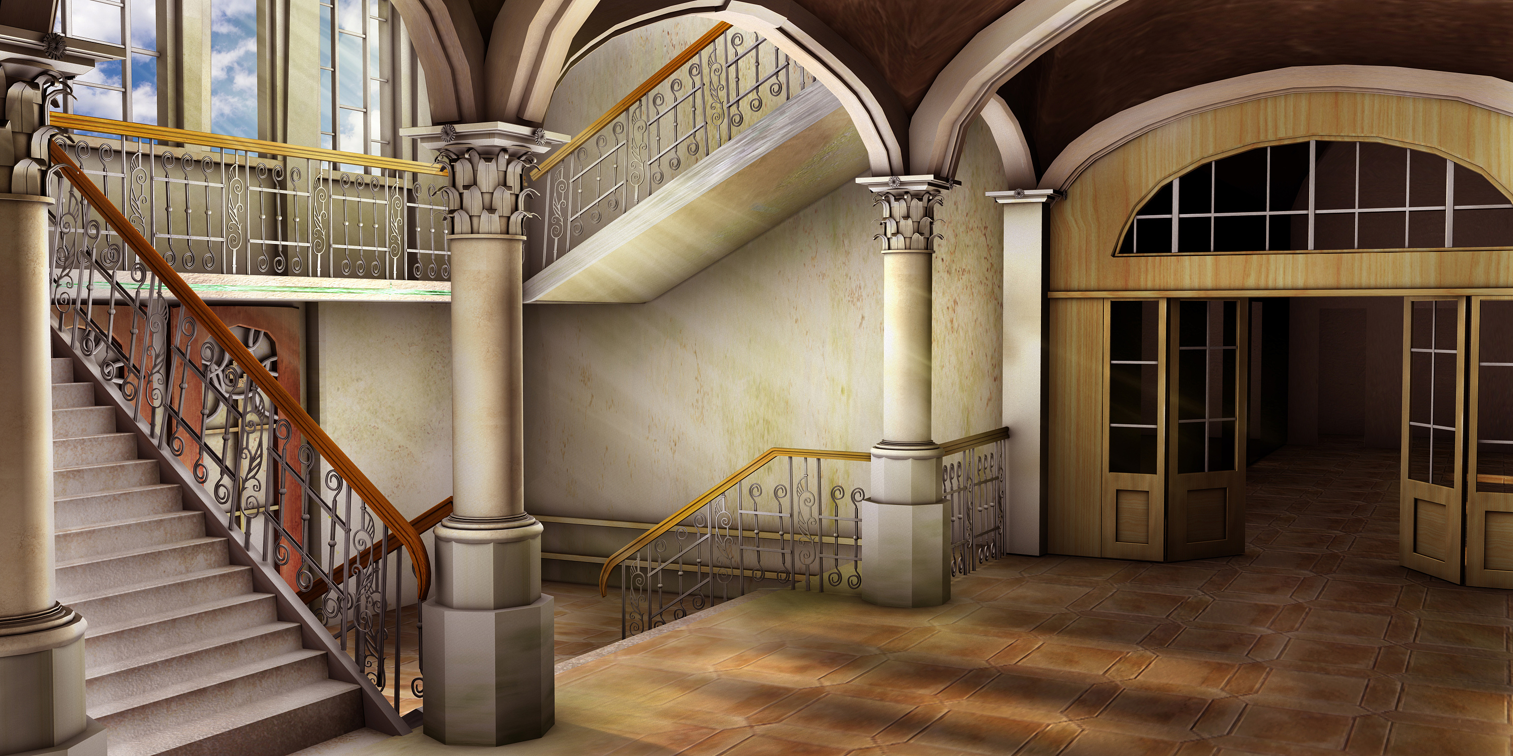 房间|三维|场景|三个石头为磊 - 原创作品 - 站酷 (zcool)