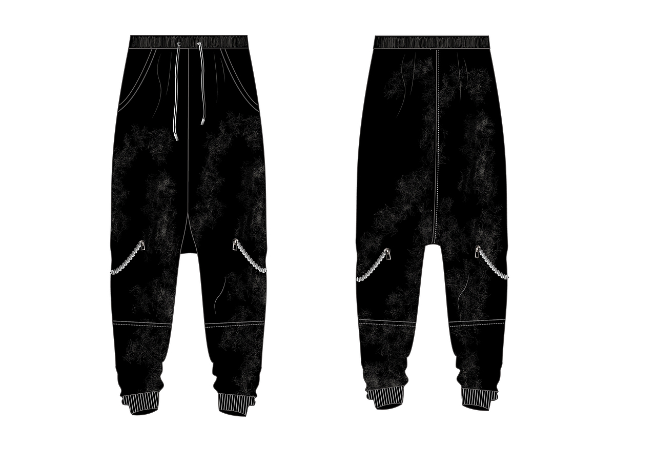 暗黑 扎染 男装