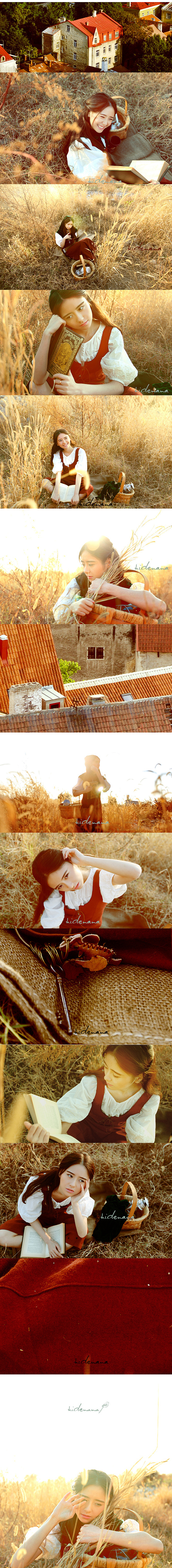 {海德娜娜}中世纪红裙少女（图ZNDA5OTY0NA==） - 人像摄影 - 站酷设计师hidenana海德娜娜原创素材 - 站酷ZCOOL